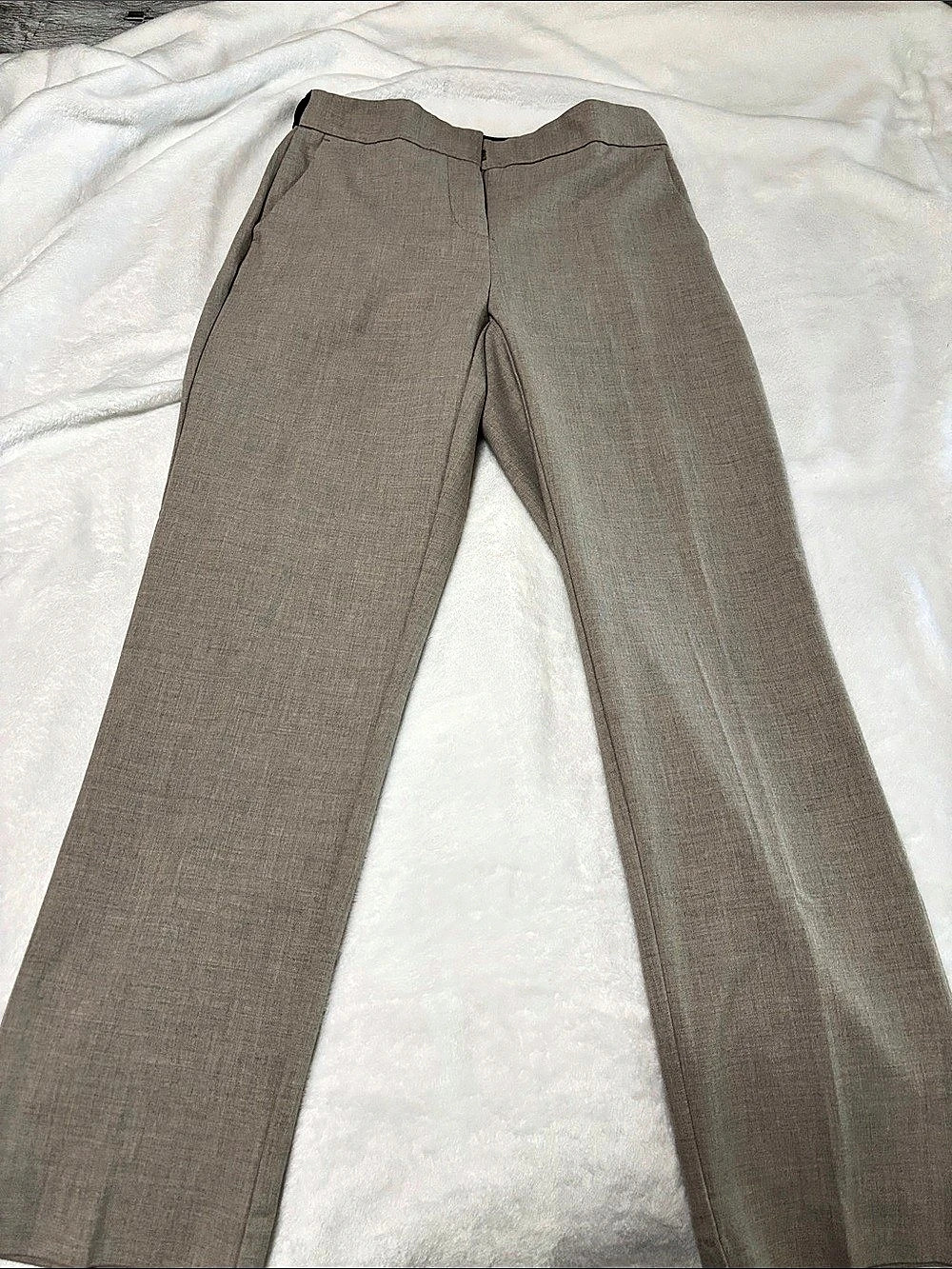 Zara Elbrusas Straight Leg Pants in Taupe Waist 26